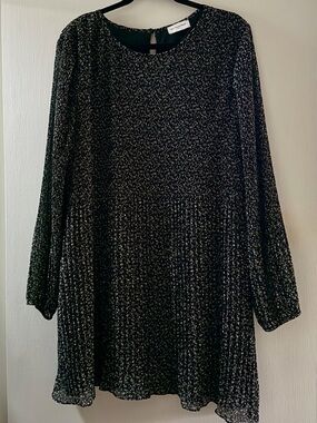 The Raconteur Short Story Box Pleated Swing Dress